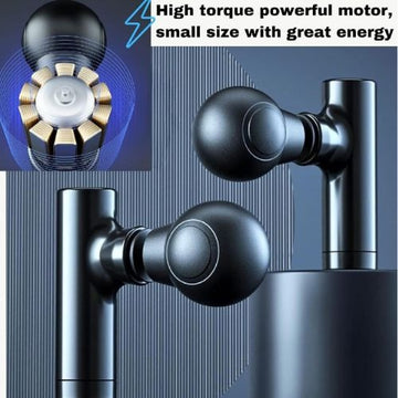 Portable USB Deep Tissue Massager – Quiet Percussion for Athletes