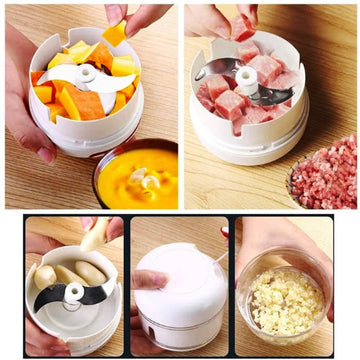 Multi-Function Food Processor - Chopper, Cutter, Grinder, Shredder, Mincer, Mini Garlic Slicer & Slicer |